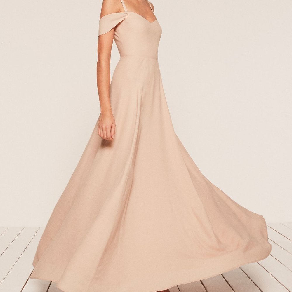 Reformation Champagne Poppy Dress NWT